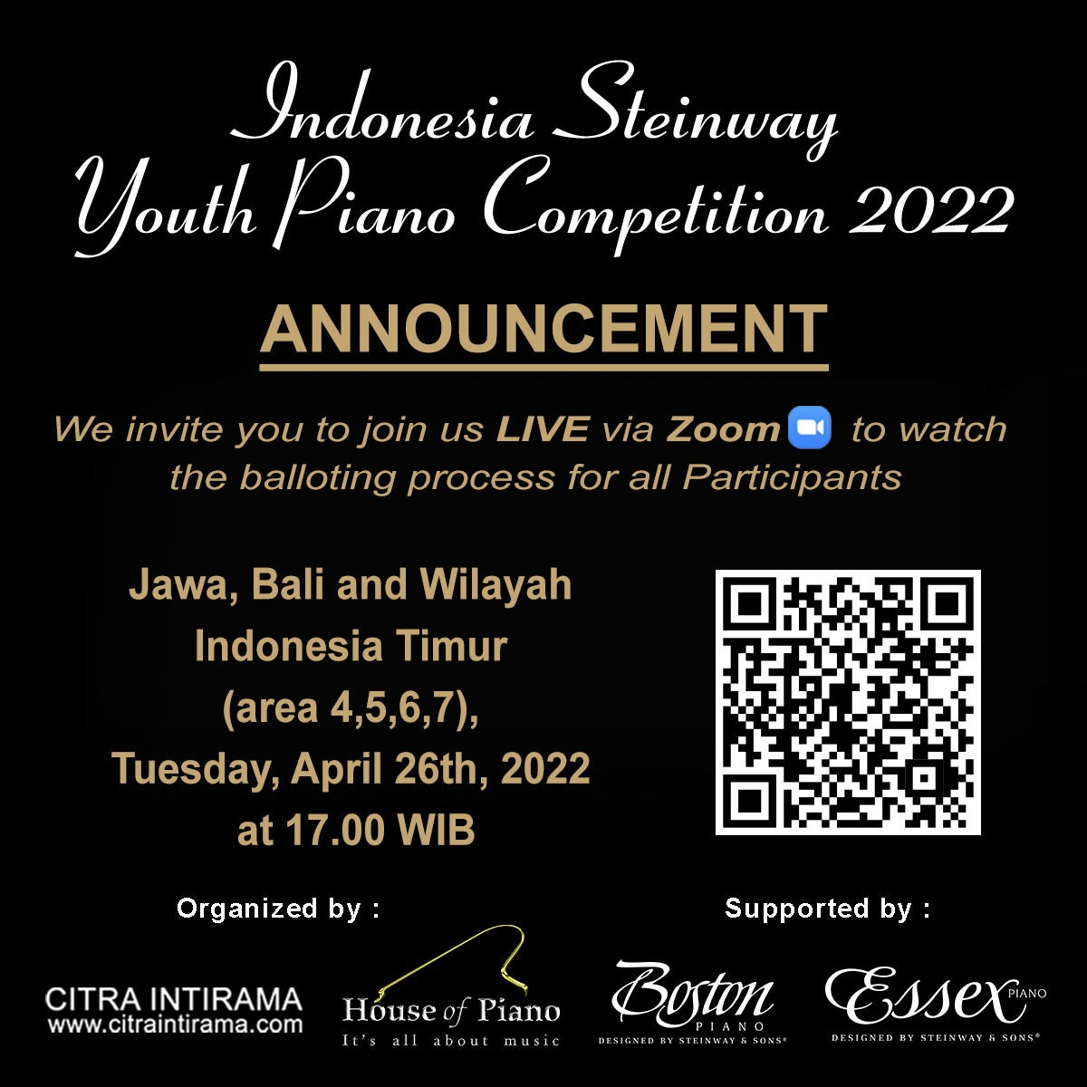 PENGUMUMAN NOMOR PESERTA - ISYPC 2022 ( Jawa, Bali, and Wilayah Indonesia Timur AREA )