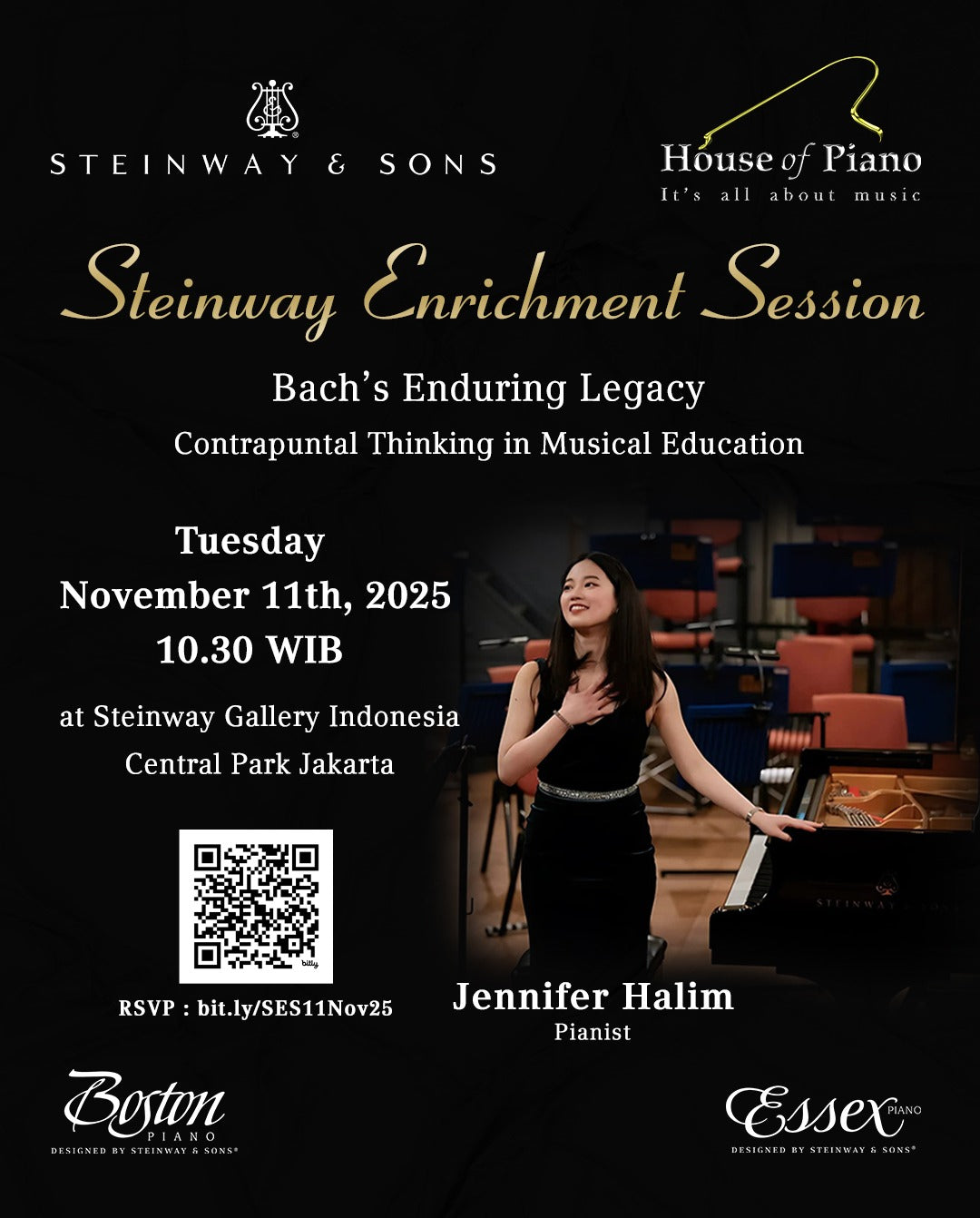 Steinway Enrichment Session “Bach’s Enduring Legacy“