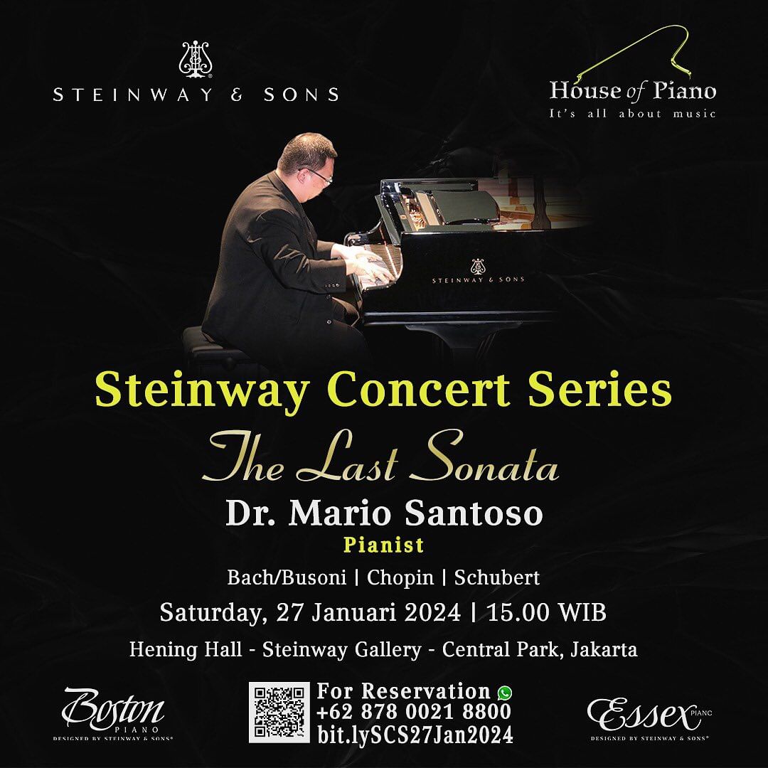 Steinway Concert Series: The Last Sonata