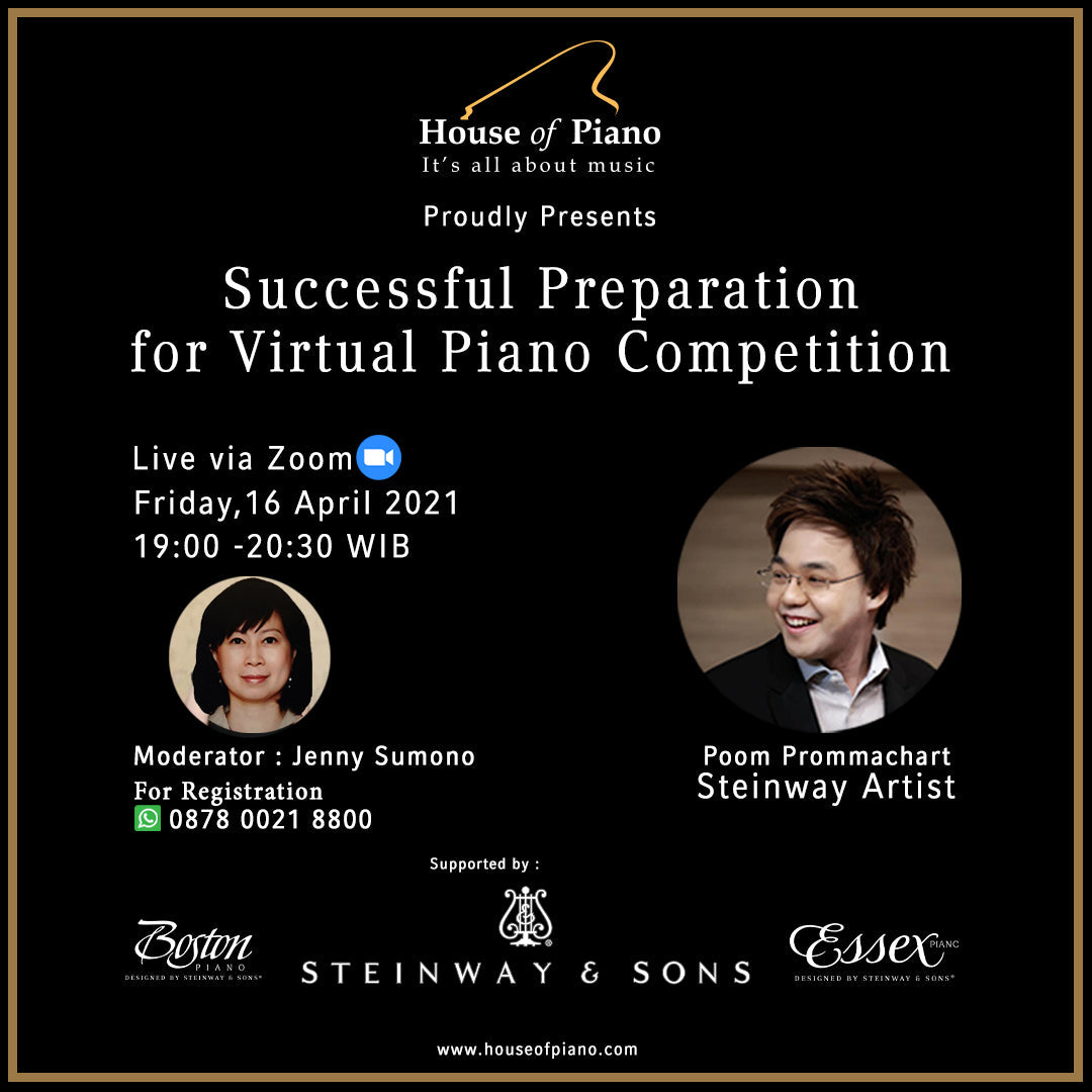 Webinar: Successful Preparation for Virtual Piano Competition