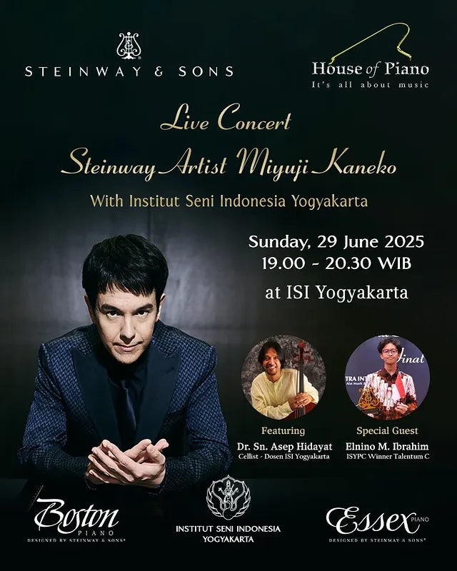 Live Concert: Steinway Artist Miyuji Kaneko at ISI Yogyakarta