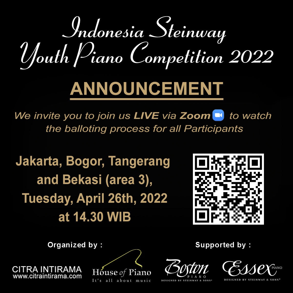 PENGUMUMAN NOMOR PESERTA - ISYPC 2022 (Jabodetabek AREA)
