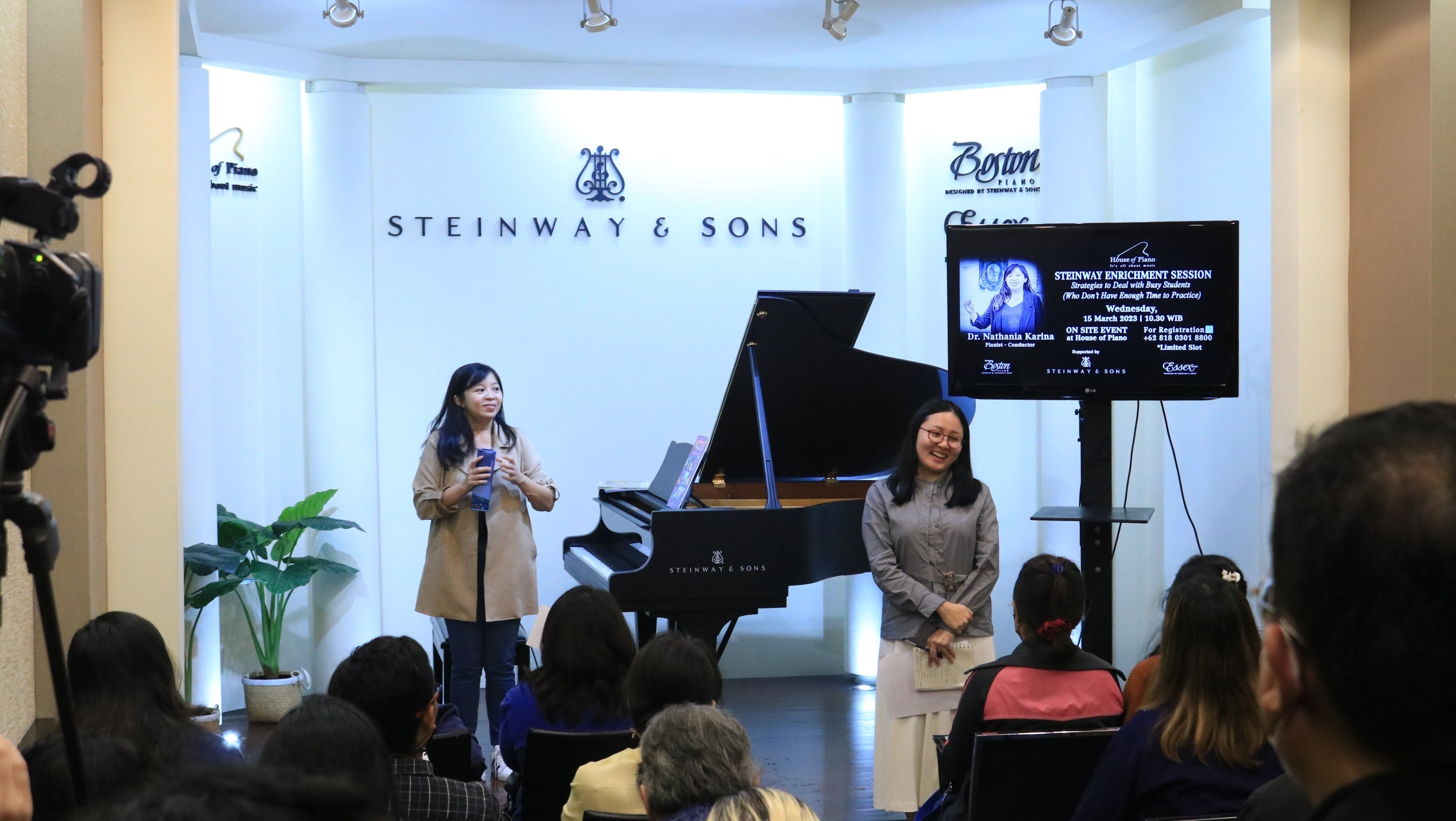 Steinway Enrichment Session March 2023 with Dr. Nathania Karina