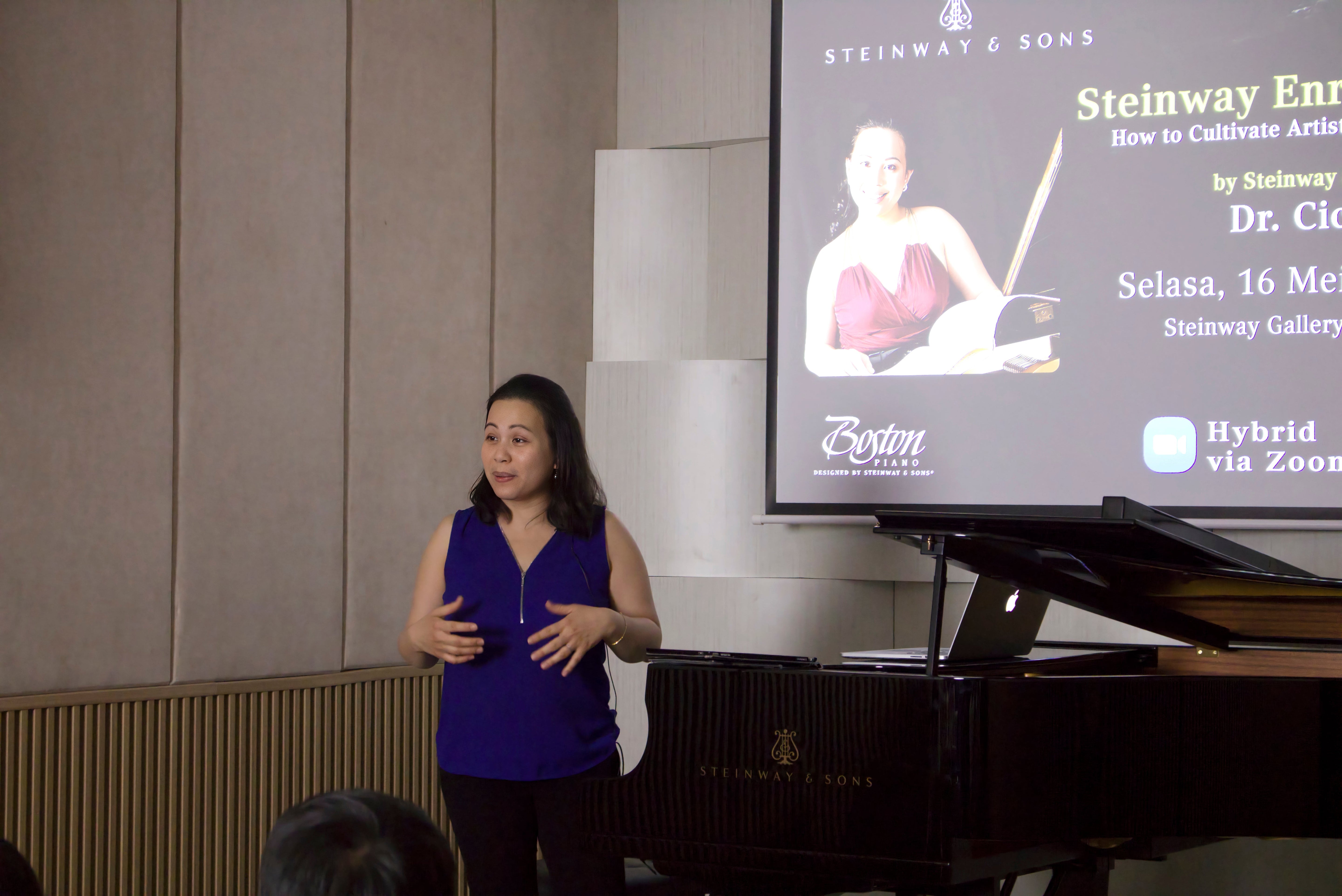 Artist Residency May 2023 with Steinway Top Teacher, Dr. Cicilia Yudha