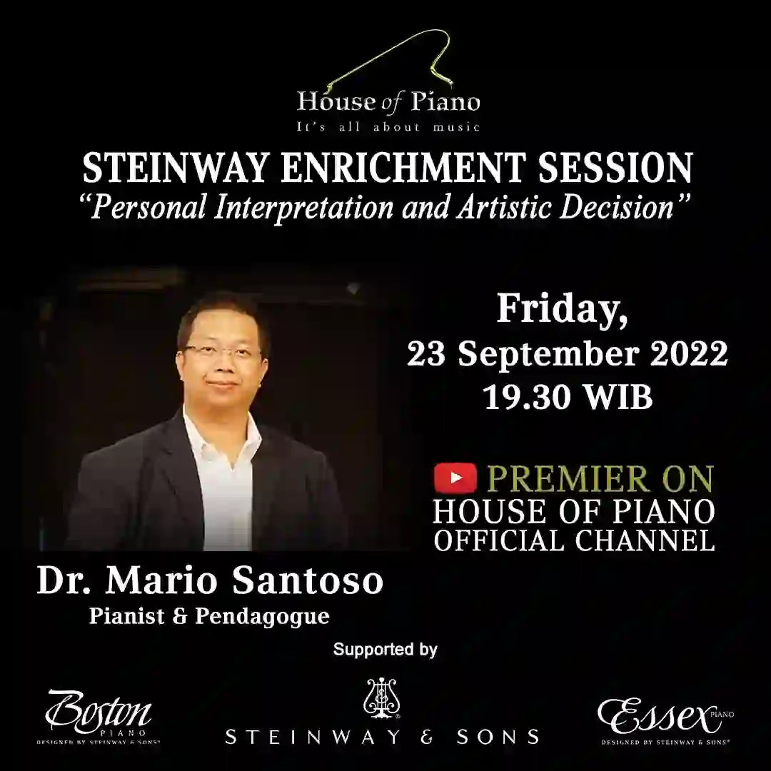 Steinway Enrichment Session Dr. Mario Santoso
