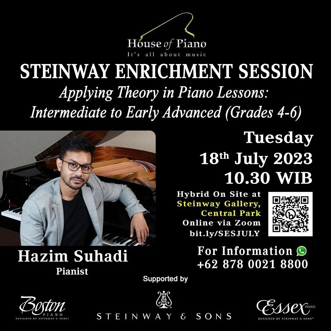 Steinway Enrichment Session with Hazim Suhadi