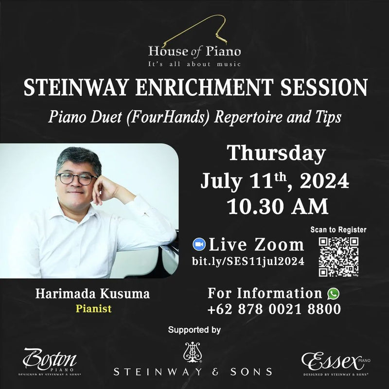 Steinway Enrichment Session: Piano Duet (Four Hands) Repertoire and Tips