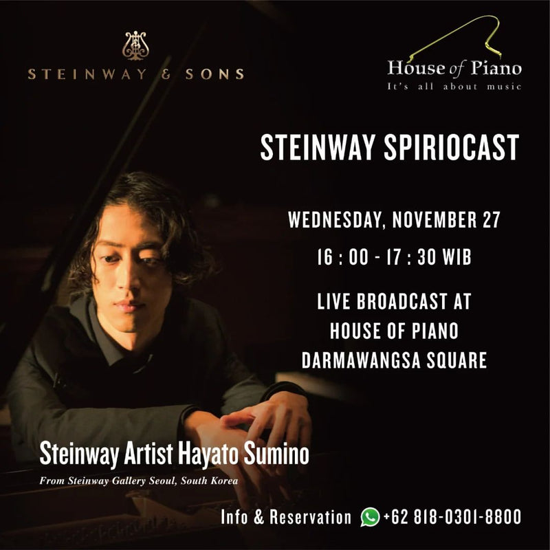 Steinway Spiriocast Live with Hayato Sumino