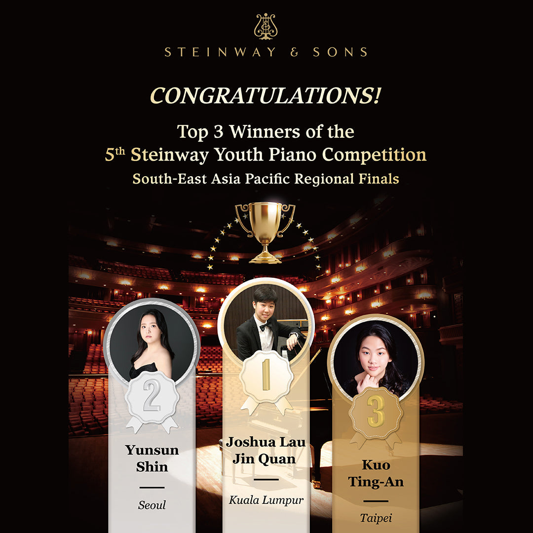 The Winners of the 5th Steinway Youth Piano Competition South Asia Pacific Regional Finals