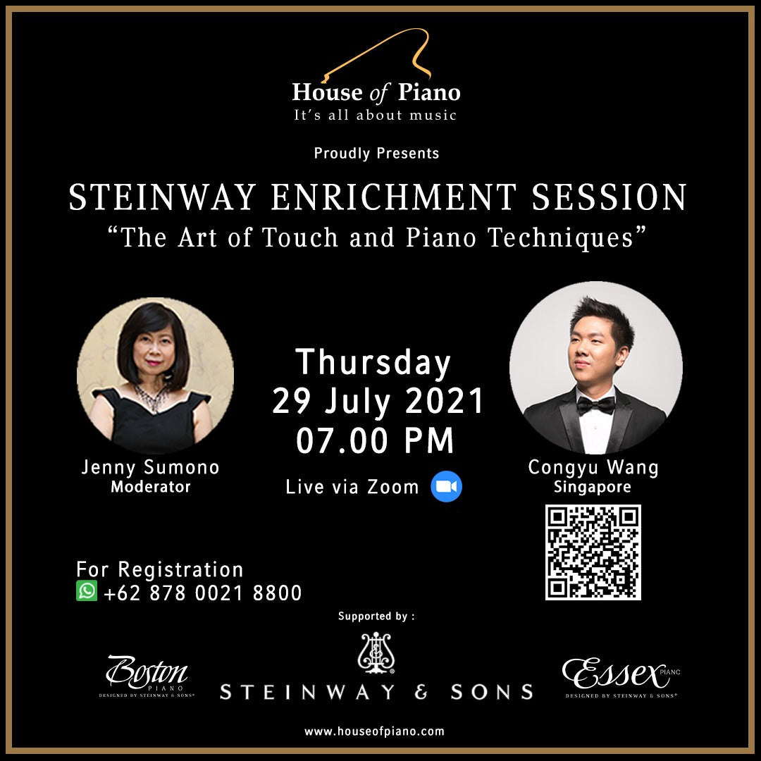 Steinway Enrichment Session "The Art of Touch and Piano Techniques”