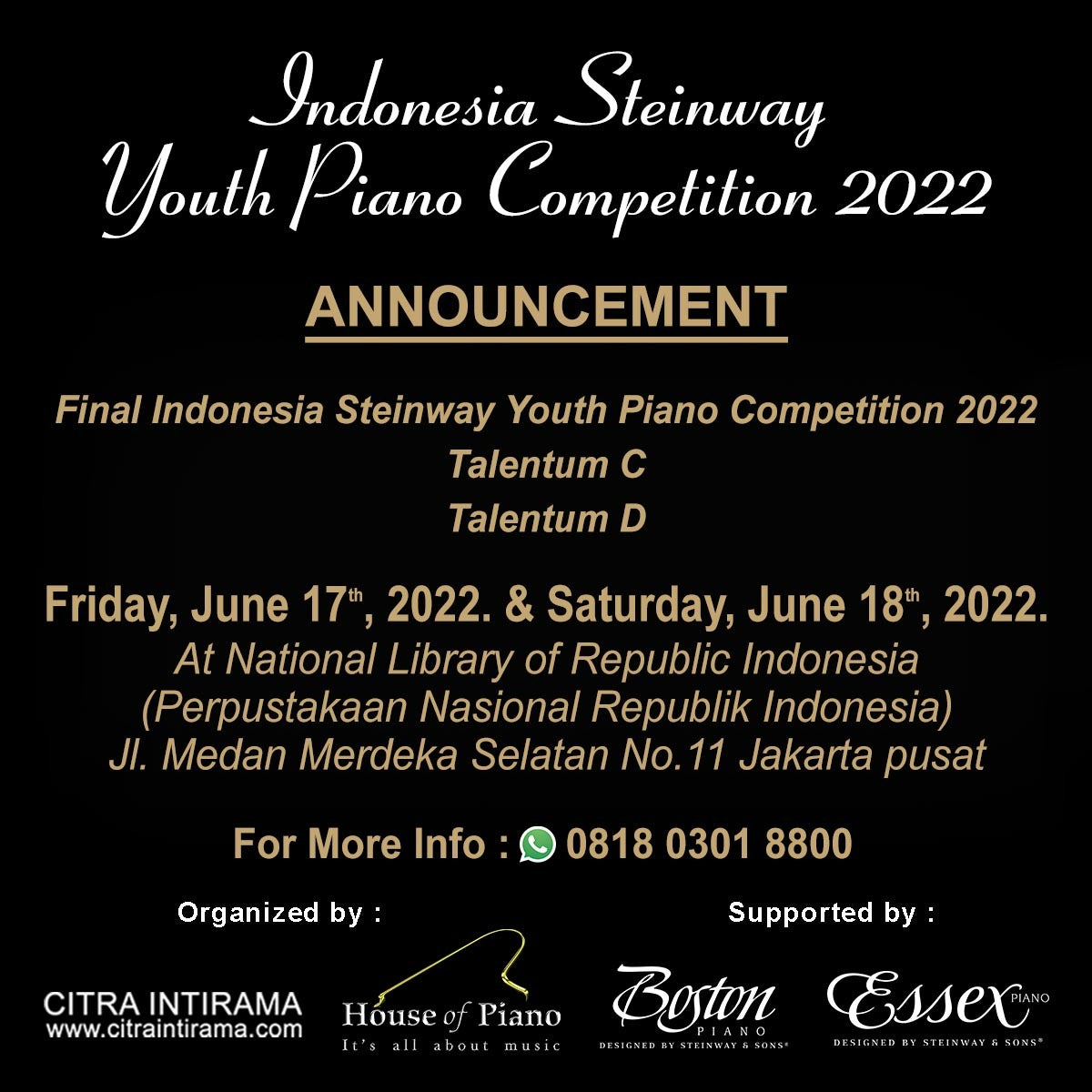 Final ISYPC 2022 for the Talentum C, and Talentum D