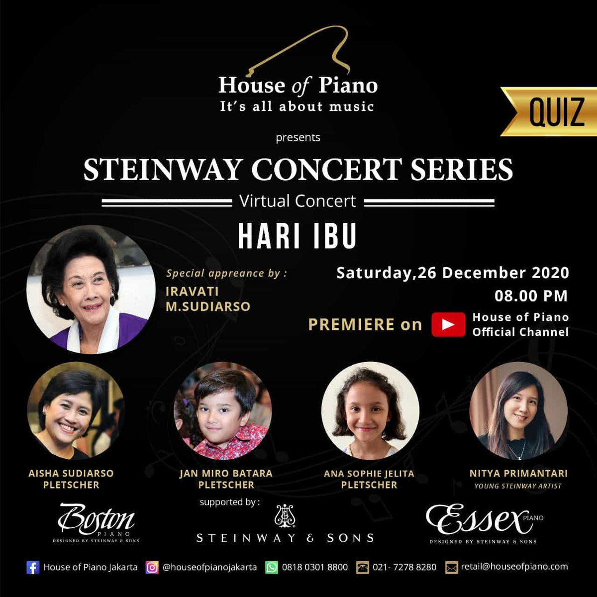 Steinway Concert Series – Hari Ibu