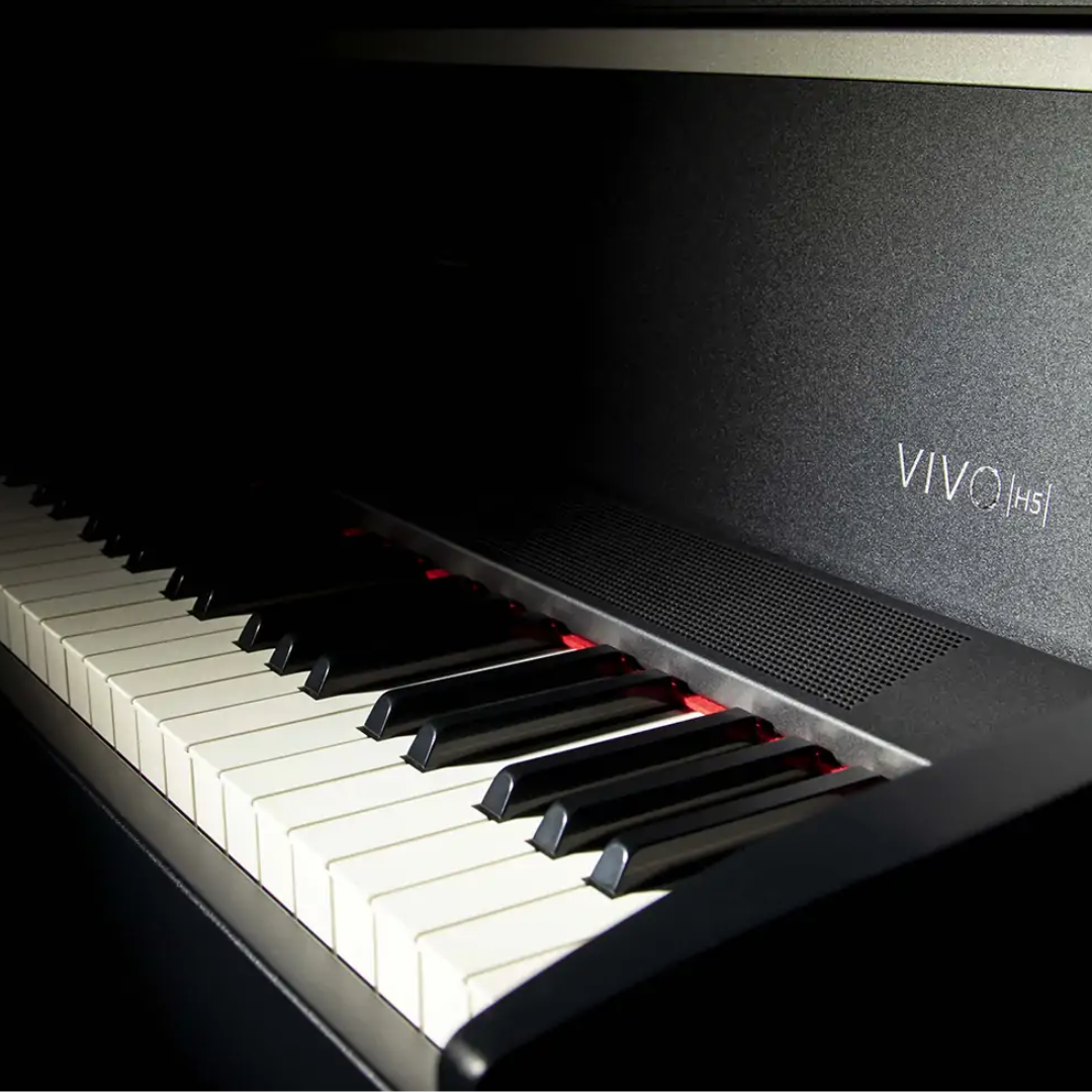 Dexibell Vivo H5 88 Hybrid Wood Keys | Digital Upright Piano