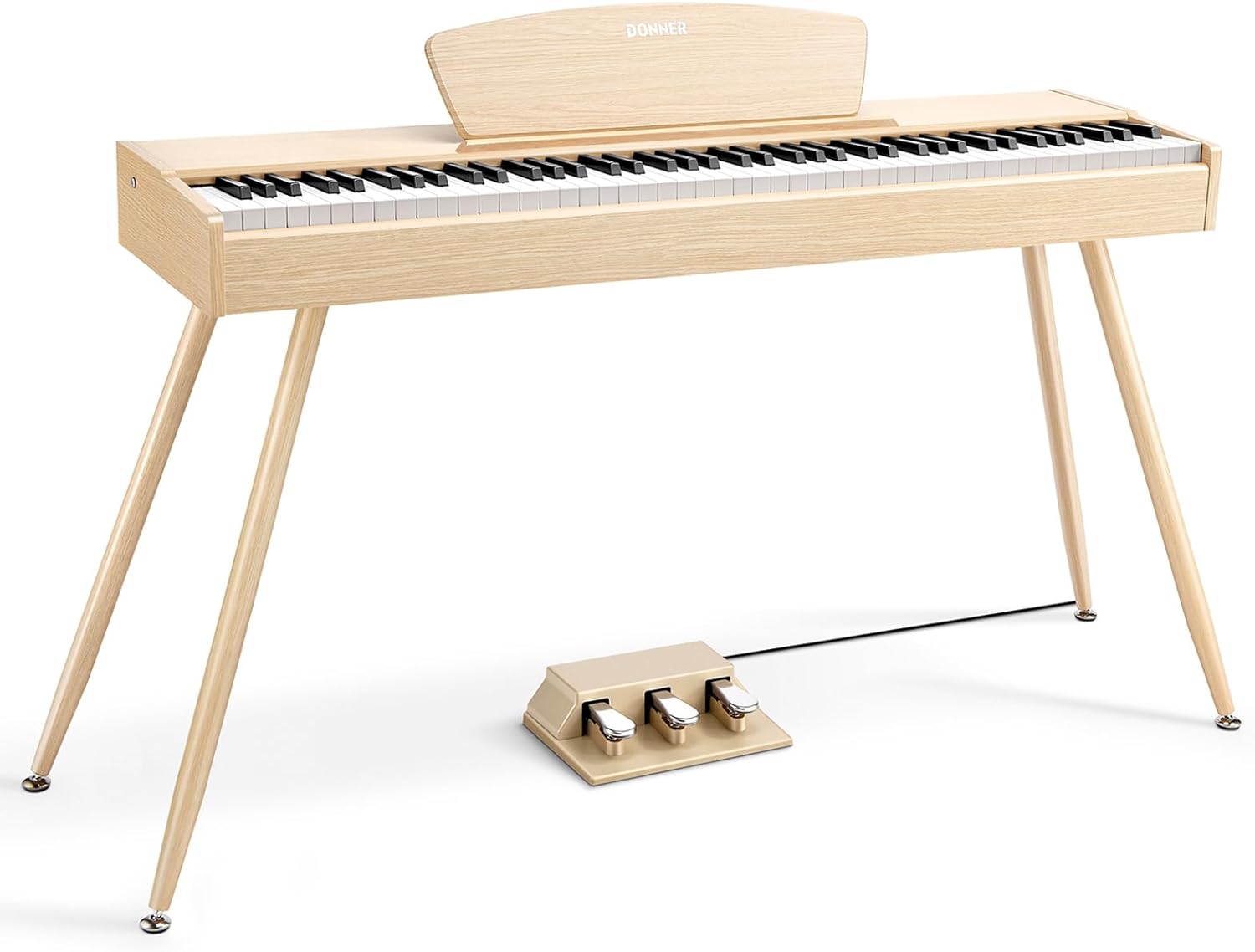 Donner DDP-80 Wooden 88-Keys Weighted - Natural