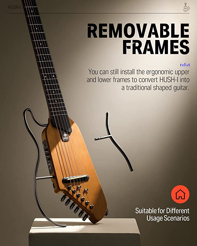 Donner Hush-I Silent Guitar (Hush-I Maple)