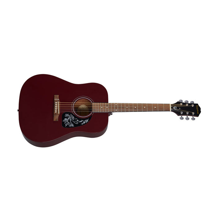 Acoustic Guitar Epiphone Starting Player Pack Wine Red - PPAG-EASTARWRCH1