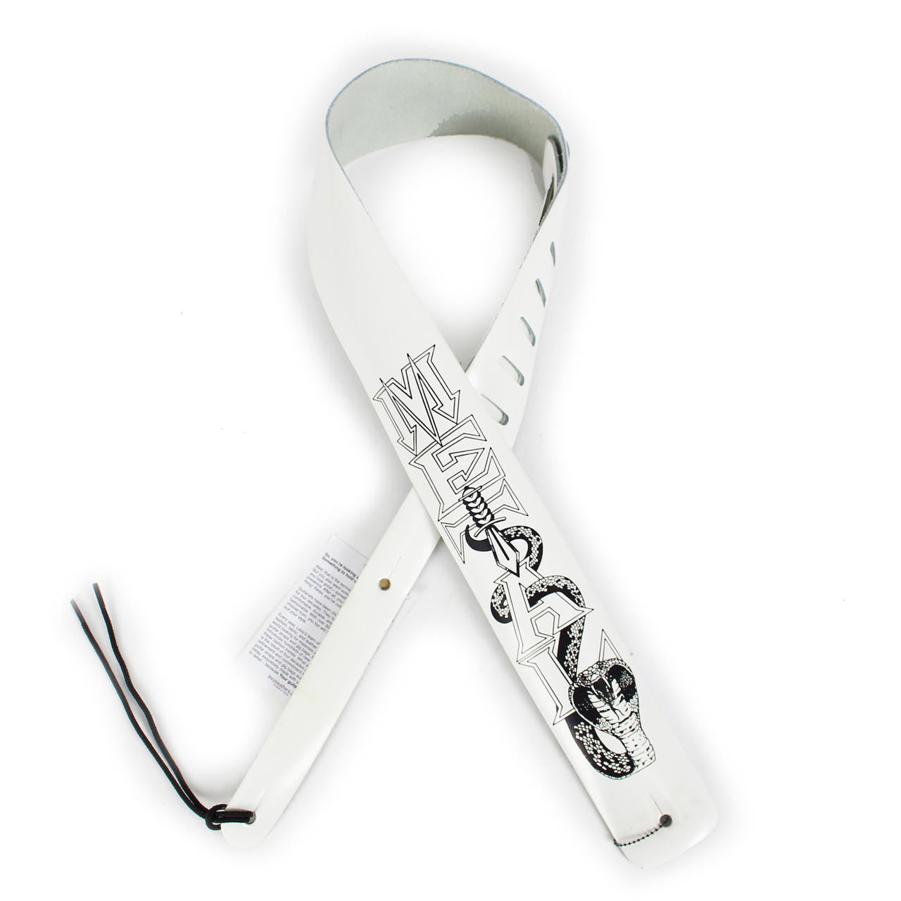 G.Strap Levy'S M1MC Genuine Leathr, Metal N Cobra Embs, Blk [ M1MC ]