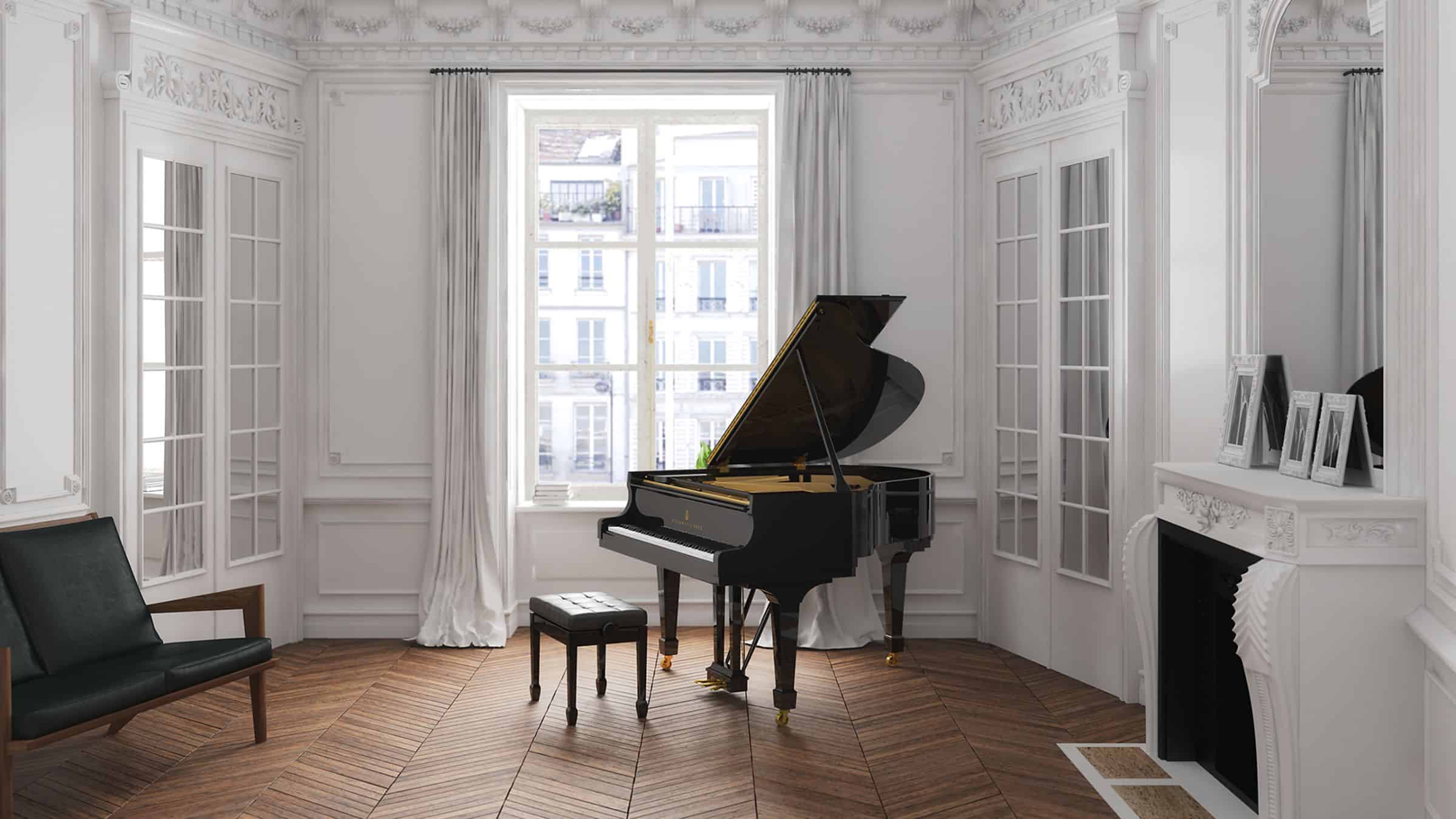Steinway S-155 Ebony | Grand Piano