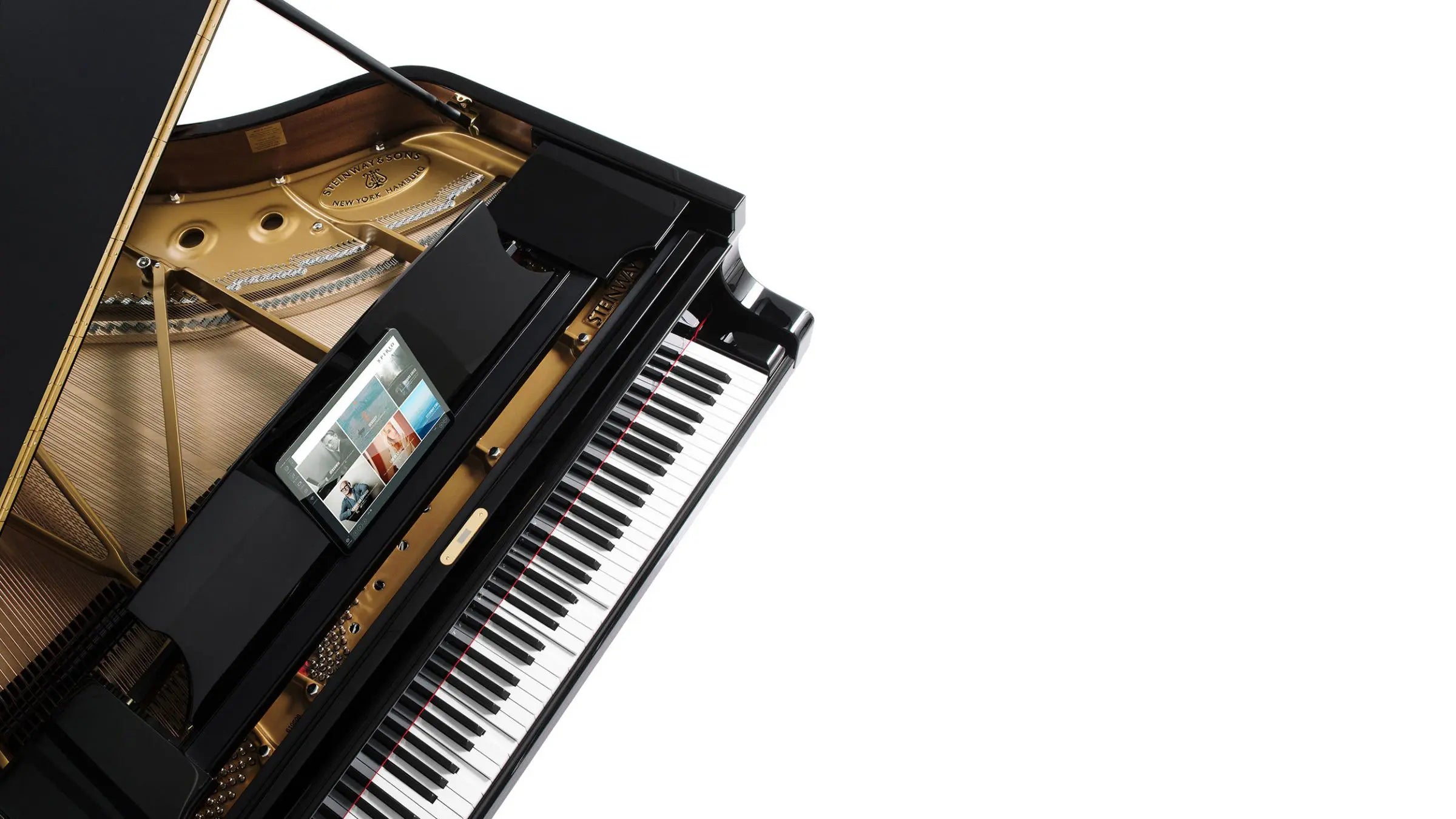 Steinway M-170 Spirio R Ebony | Grand Piano