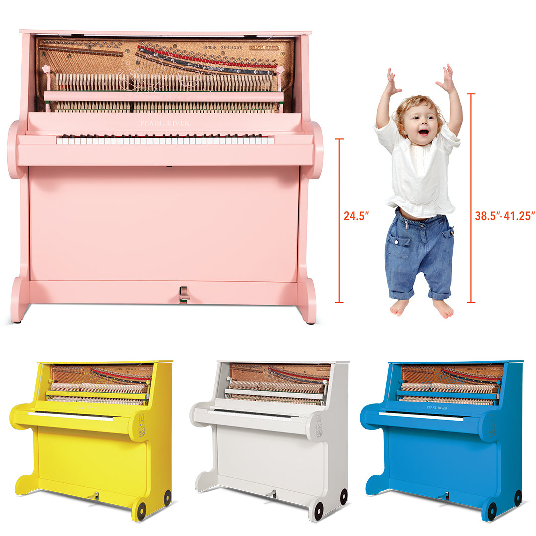 Pearl River UP95E White | Upright Piano