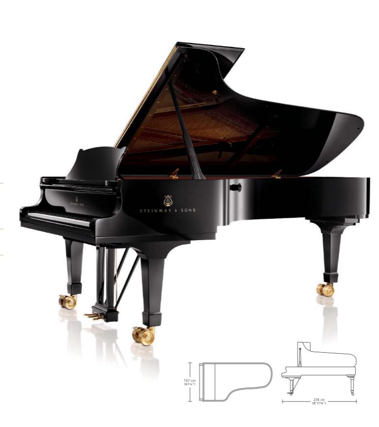 Steinway D-274 Ebonized High Polish | Grand Piano