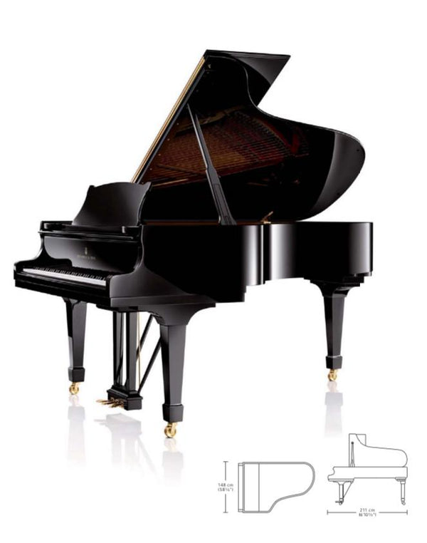 Steinway B-211 Ebony | Spirio-R | Grand Piano