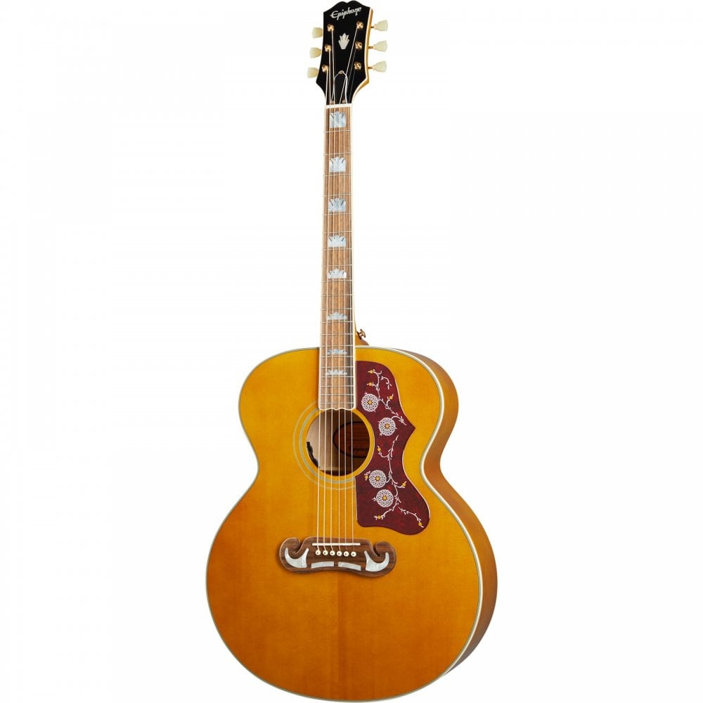 Epiphone J-200 All Wood Fishman Sonitone Aged Natural [IGMTJ200ANAGH1]