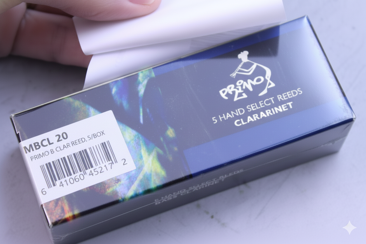 Bass Clarinet Reed Primo MBCL20 Student #2, 5/Box [ MBCL20 ]