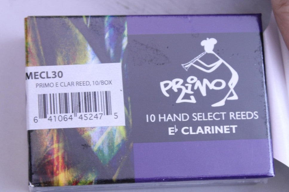 Eb Clarinet Reed Primo MECL30 Student #3, 10/Box [ MECL30 ]