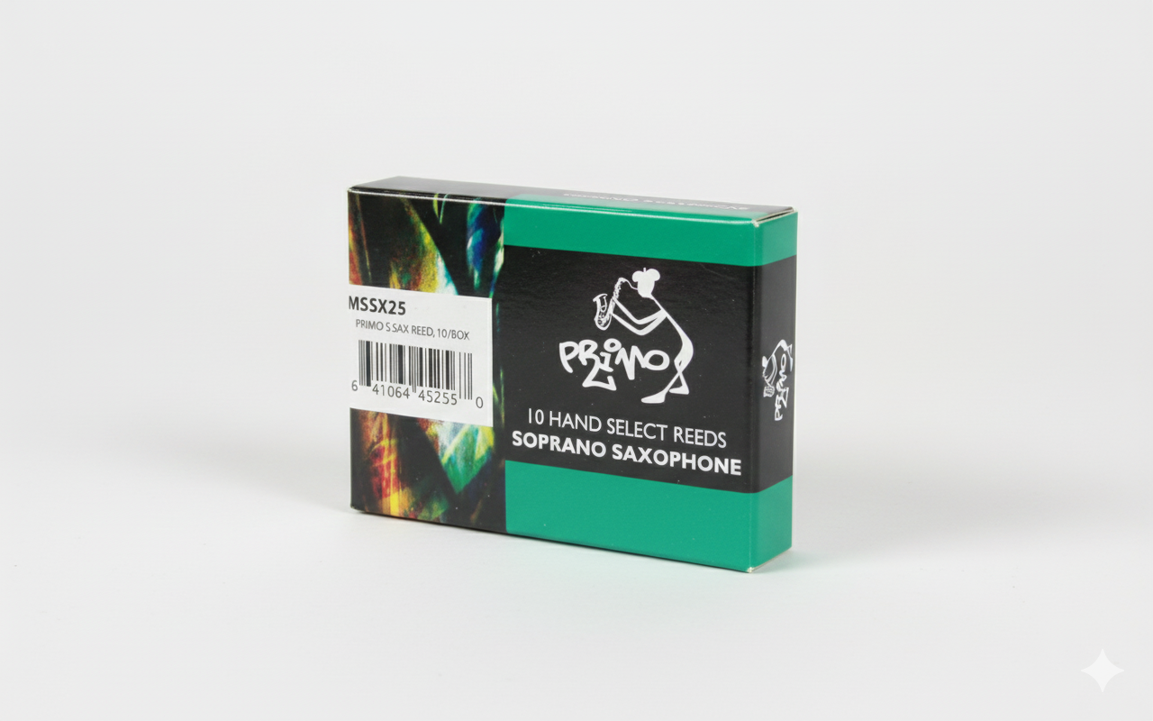 Soprano Saxophone Reed Primo MSSX25 #2.5, 10/Box [ MSSX25 ]
